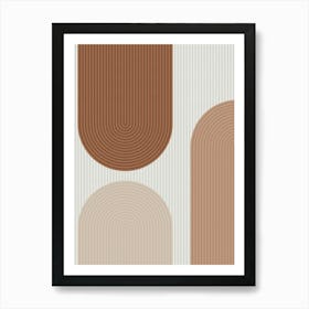 Circles and lines 6 1 Art Print