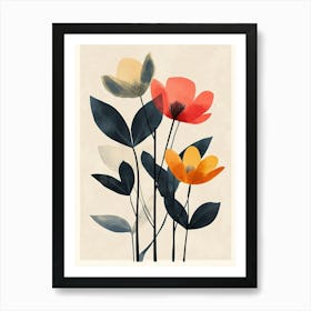 Flowers In A Vase 63 Art Print