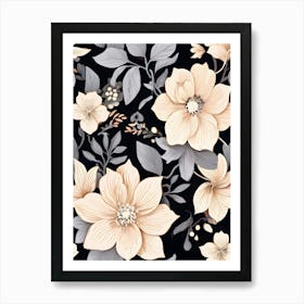 Floral Wallpaper 20 Art Print