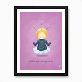 A mindful Fool Moon Art Print