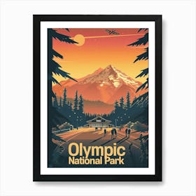 Olympic National Park 1 Art Print