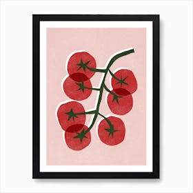Tomatoes On A Branch 1 Art Print