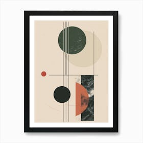 Abstract boho Art Print