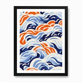 Wild Ocean Waves Art Print