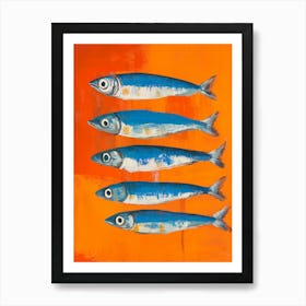 Sardines Kitchen Art Print