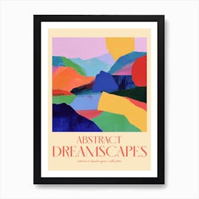 Abstract Dreamscapes Landscape Collection 61 Art Print