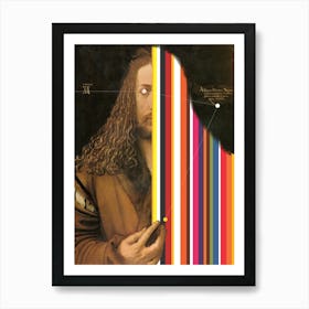 Dürer In Stripes · A Side Art Print