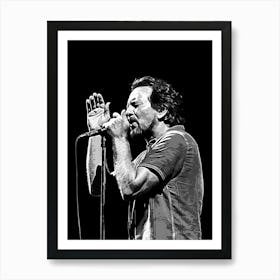 Eddie Vedder Lead pearl jam music band 2 Art Print