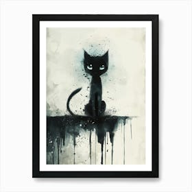 Black Cat 31 Art Print