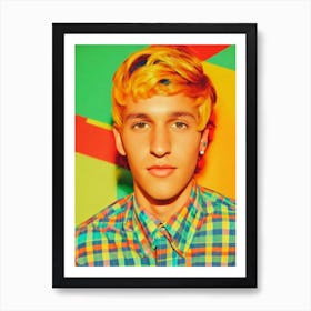 Jeremy Zucker Colourful Pop Art Art Print