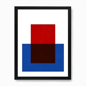 Geometric and modern abstract 3 Art Print