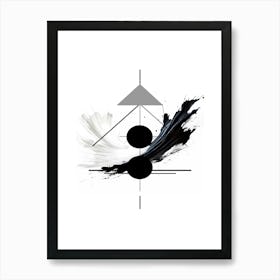 Poster Abstract Illustration Art 24 Art Print