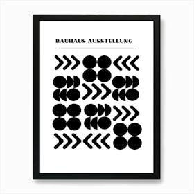 Bauhaus Black Exhibition 13 Art Print