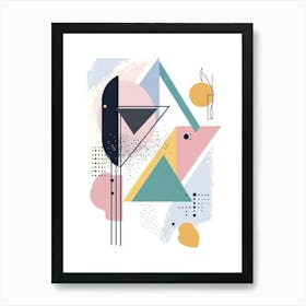 Abstract Geometric Pattern 4 Art Print