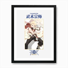 Ragnarok Online Champion Male Art Print