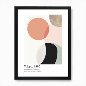 World Tour Exhibition, Abstract Art, Tokyo, 1960 11 Art Print