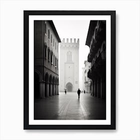 Ferrara, Italy,  Black And White Analogue Photography  2 Art Print