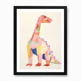 Nursery Dinosaur Art Alectrosaurus 2 Art Print