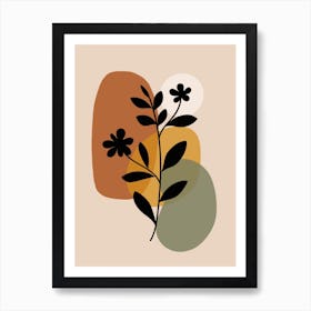 Abstract Flower Art Print