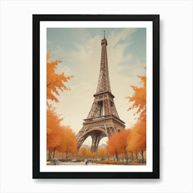 Autumn In Paris Art Print