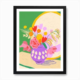 Bright Flowers Art Print