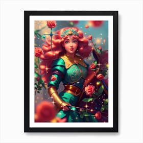 Princess Rosa Art Print