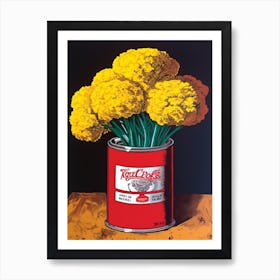 Statice Flower Still Life 2 Pop Art  Art Print