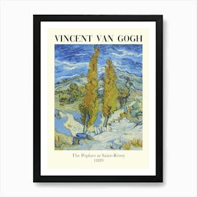 Vincent Van Gogh The Poplars At Saint-Rémy Art Print