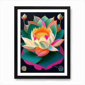 Sacred Lotus Fauvism Matisse 1 Art Print