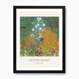 Cottage Garden,Gustav Klimt Poster Art Print