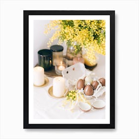 Easter Table Setting 12 Art Print