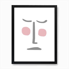 The Face 03 Art Print