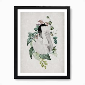 Floral Portrait Art Print