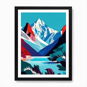 Los Glaciares National Park Argentina Pop Matisse Art Print