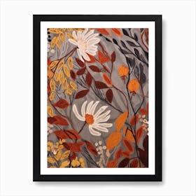 Fall Botanicals Gypsophila 1 Art Print