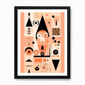 Abstract Geometric Symbolism 2 Art Print