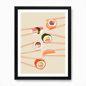 Sushi Collection Art Print