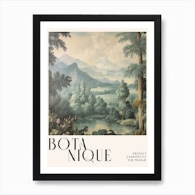 Botanique Fantasy Gardens Of The World 14 Art Print