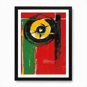 Red, Green And Yellow Art Print