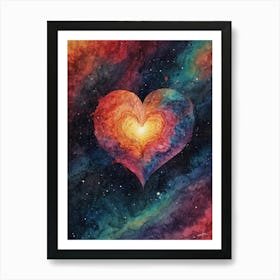 Heart Of The Universe 8 Art Print