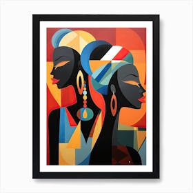 Two African Women 5 Art Print