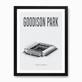 Goodison Park Everton Fc Stadium Art Print