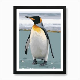 King Penguin St Art Print
