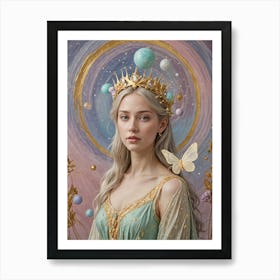 Butterfly Queen Art Print