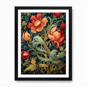 William Morris Flowers 3 Art Print