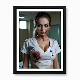 Can't Sleep?...Call The Night Nurse~Reimagined 6 Art Print