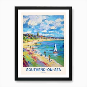 Southend On Sea England 3 Uk Travel Poster Art Print