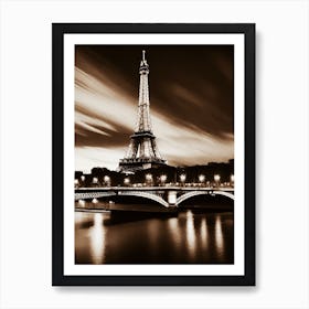 Eiffel Tower In Paris 6 Art Print