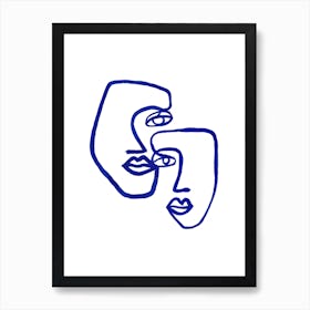 Greek Gemini Art Print