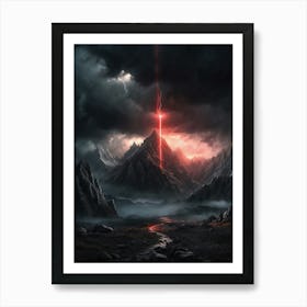 Lightning In The Sky Poster